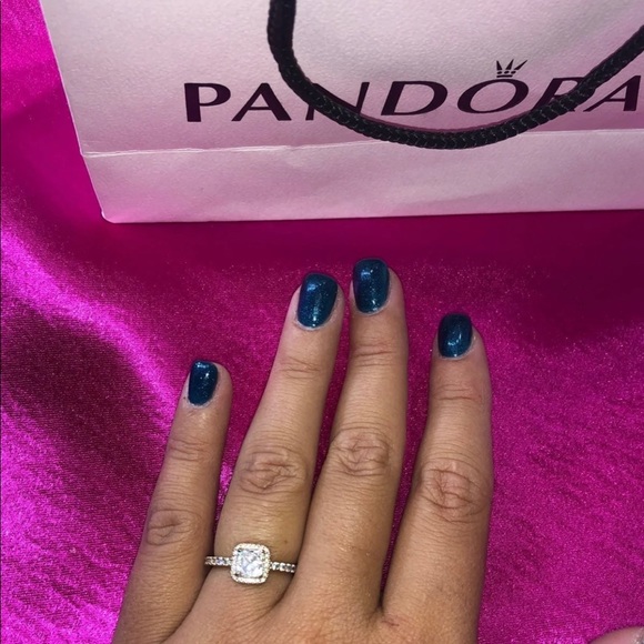 Authentic Pandora Sparkle Halo ring - Picture 3 of 5